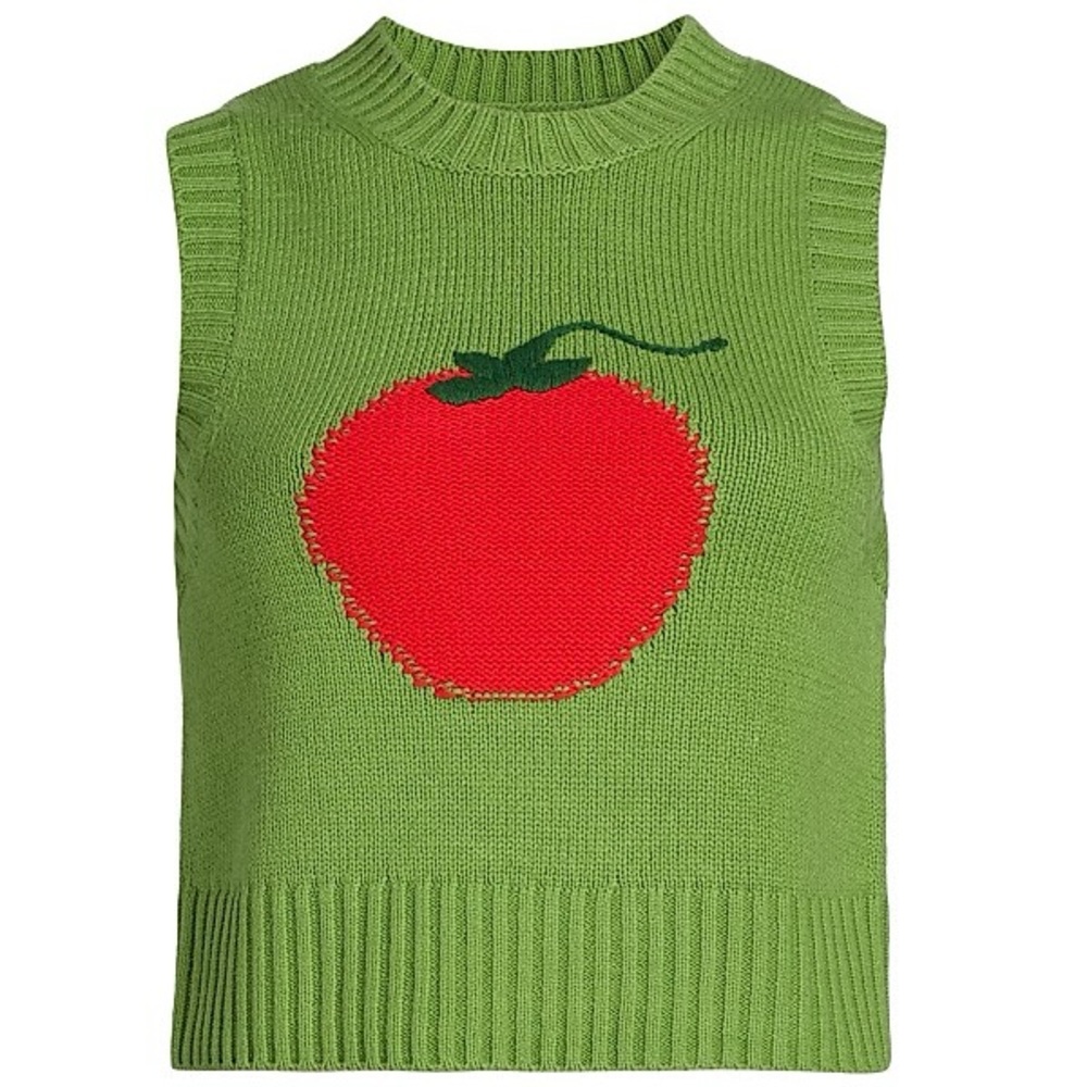 Price Firm - STAUD Pingo Tomato Sweater Vest